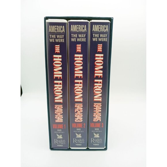 Readers Digest Home Front 1940-1945 VHS Box Set America The Way We Were Vol 1-3 - Picture 8 of 11